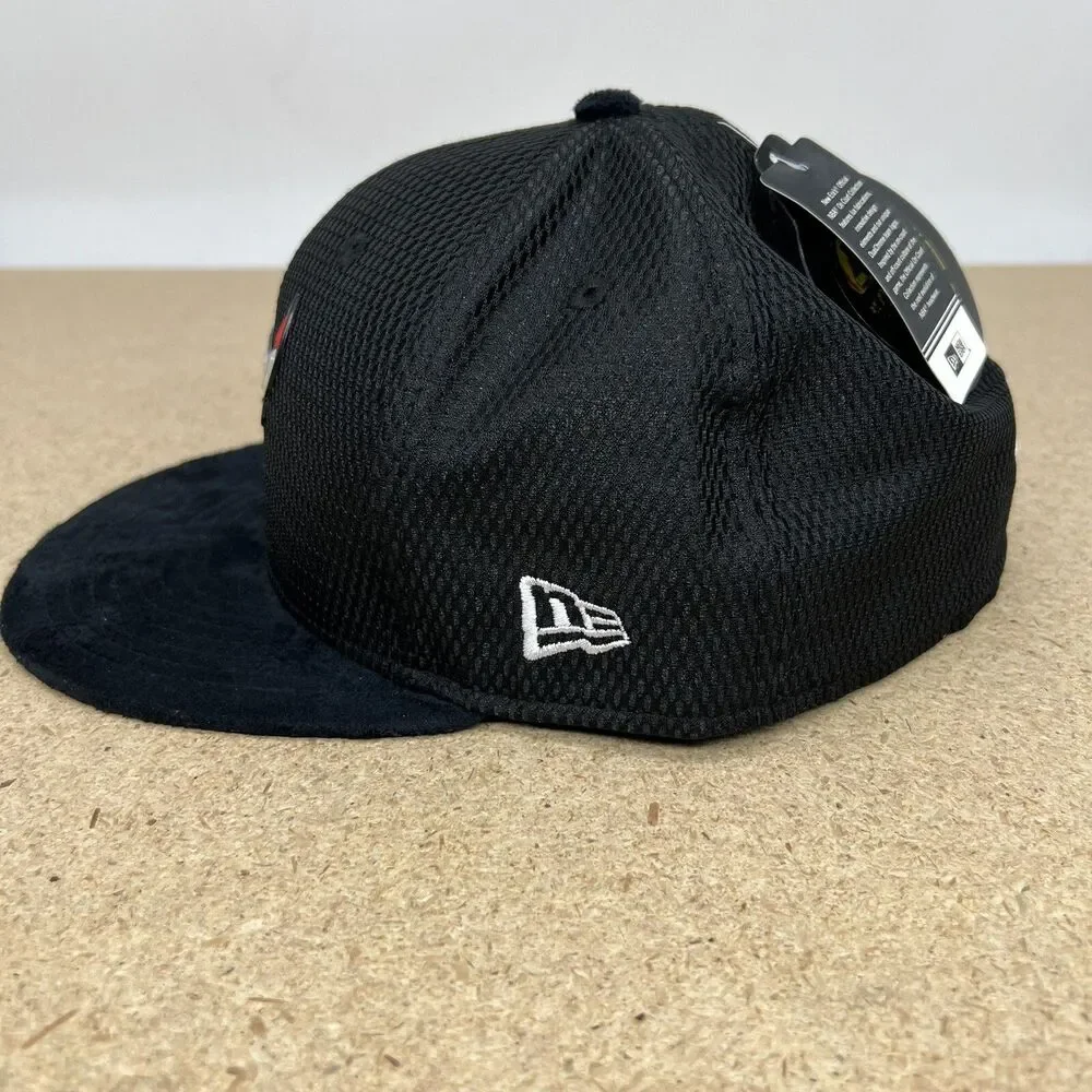 NEW sz 7 7/8 New Era Chicago Bulls 59Fifty Velvet Bill Metallic Logo